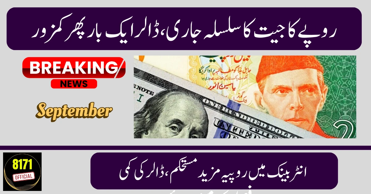 Pakistani Rupee Extends Winning Streak — 26 Days Strong Against Dollar