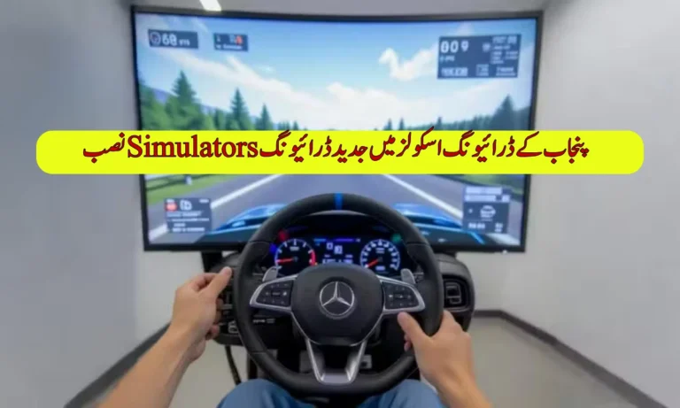 Punjab Installs Driving Simulators in 28 Districts to Train Safer Drivers