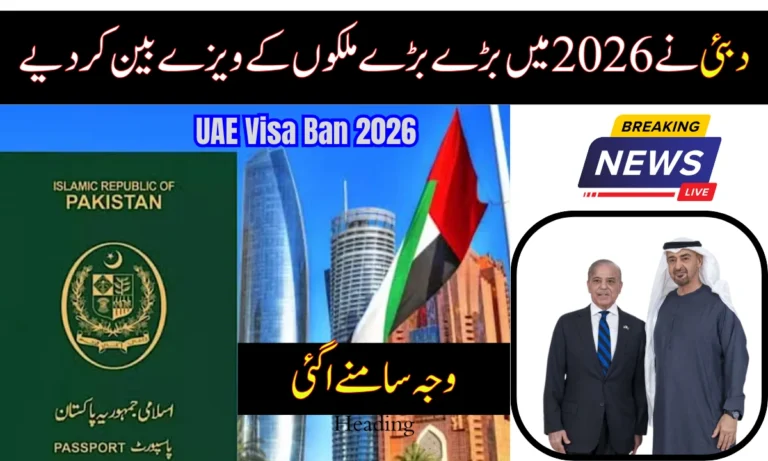 UAE Visa Ban 2026 Countries – Reason Explained